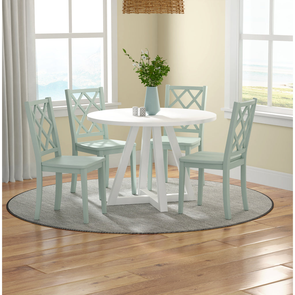Round Dining Table - White