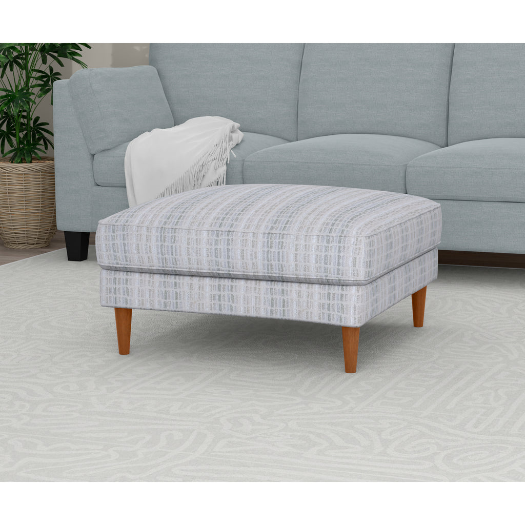 Cocktail Ottoman - Mist Blue