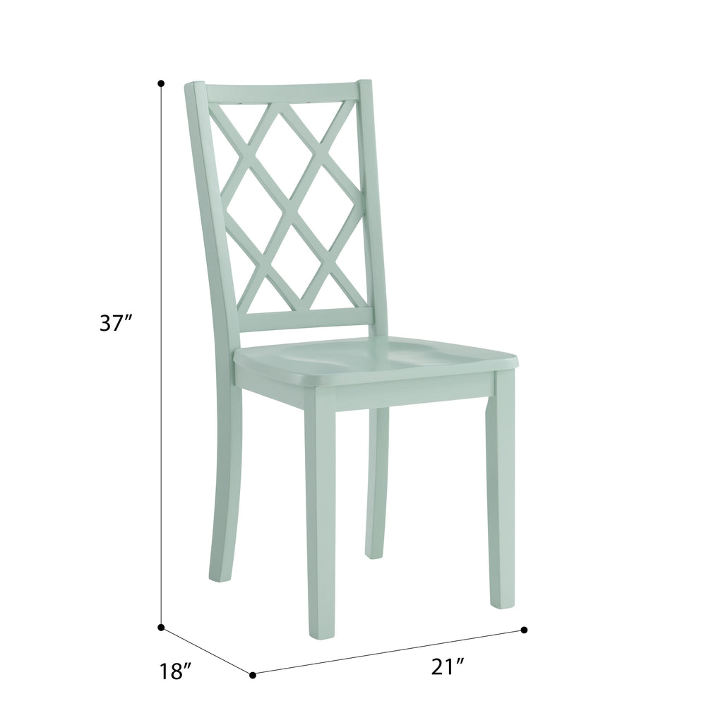 Dining Chair - Crisp Seafoam
