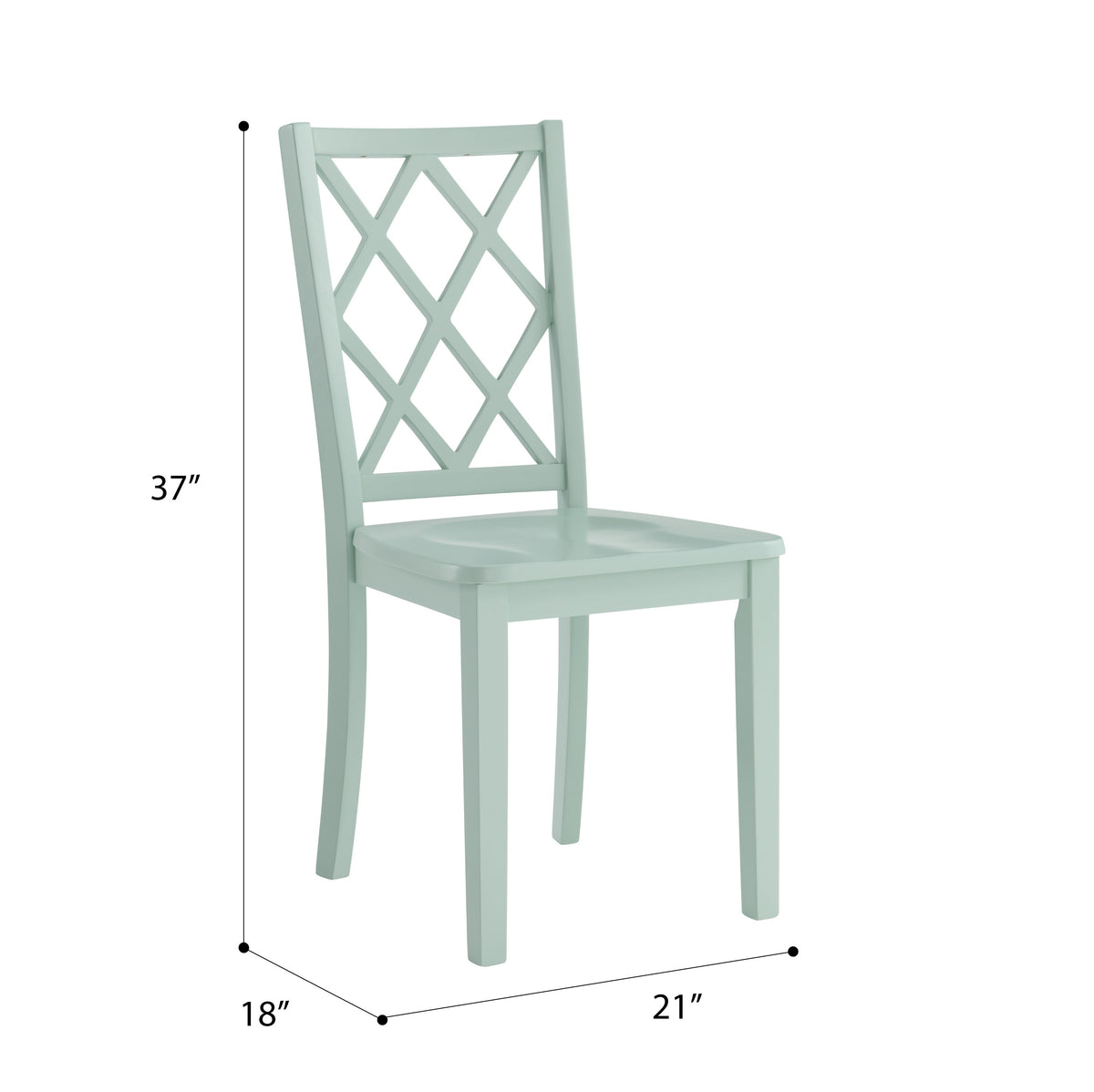 Dining Chair - Crisp Seafoam