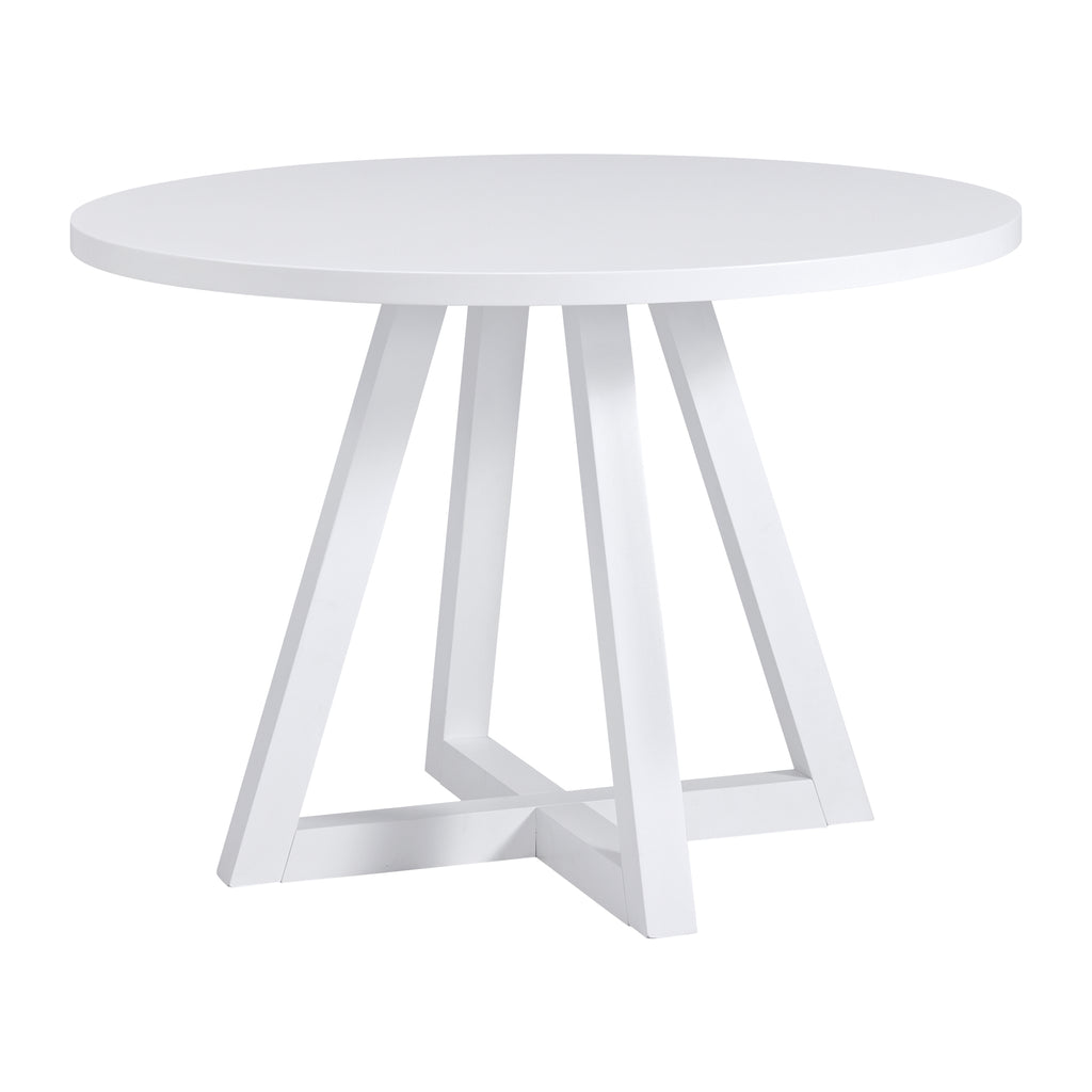 Round Dining Table - White